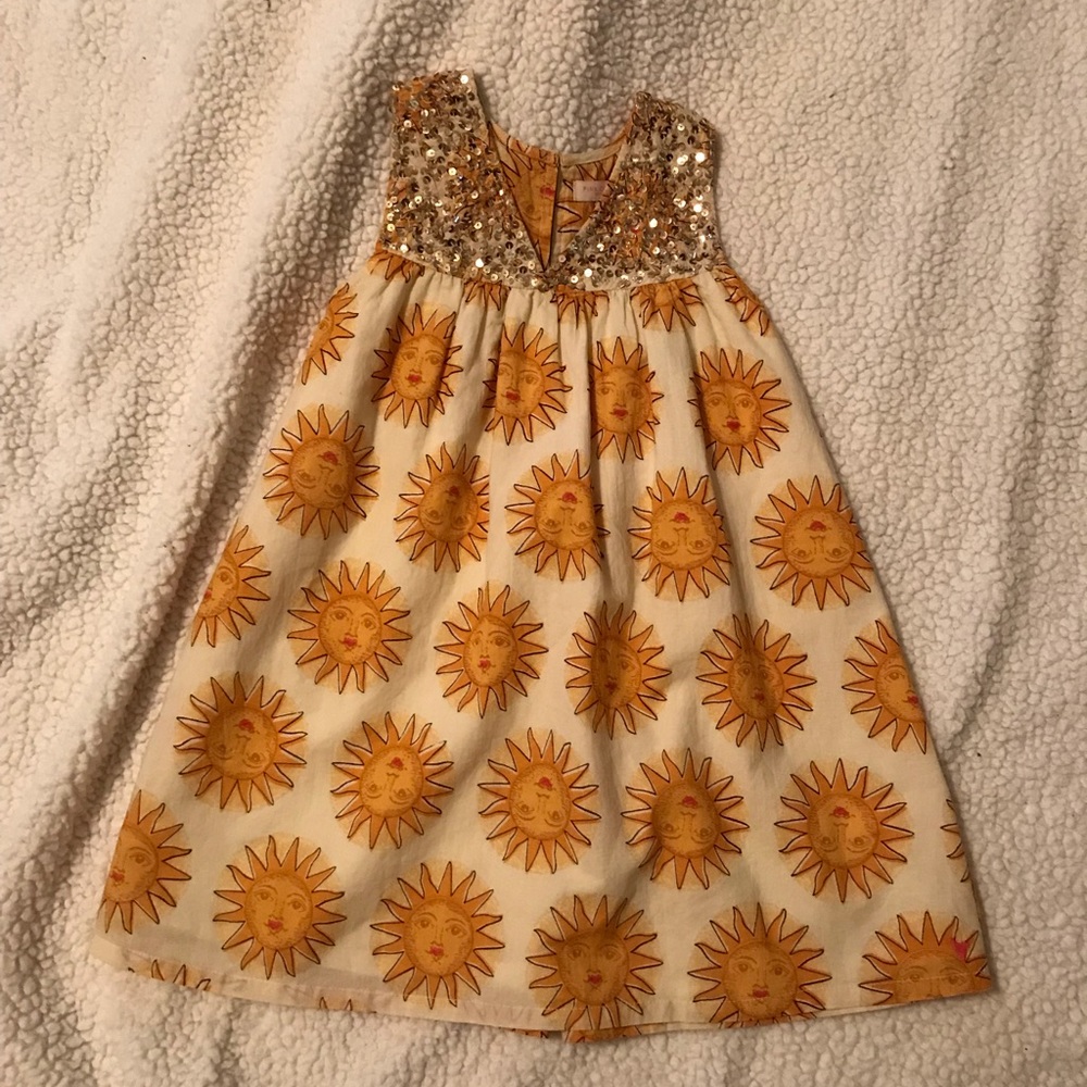 Pink Chicken sunburst dress sz 4 with tags